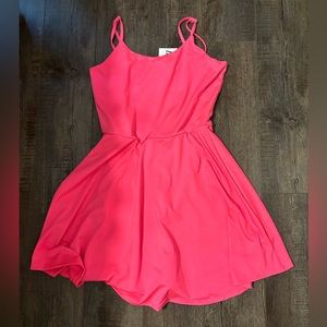 Hot Pink Athletic Dress